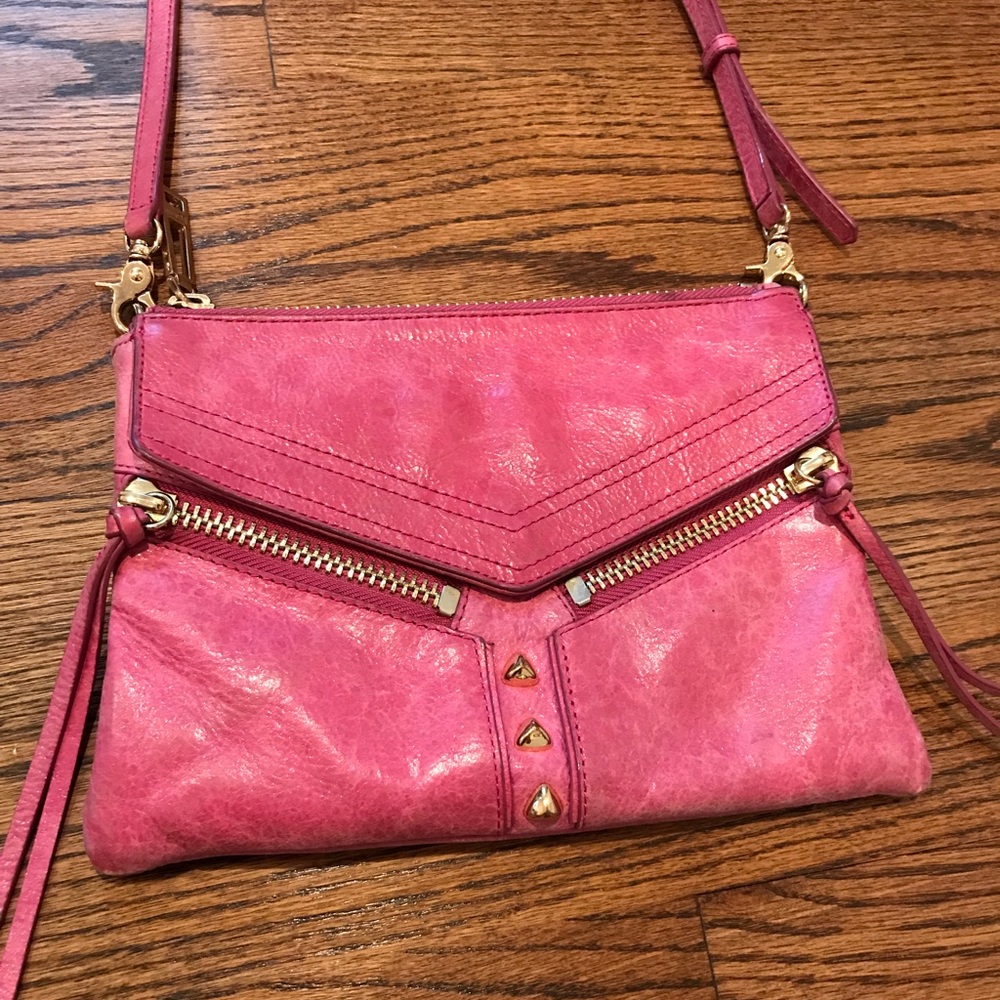 Botkier pink leather crossbody